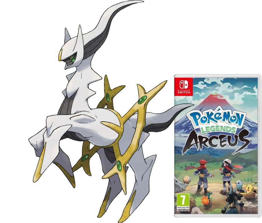 Arceus en Pokémon Legends Arceus spelhoes.
