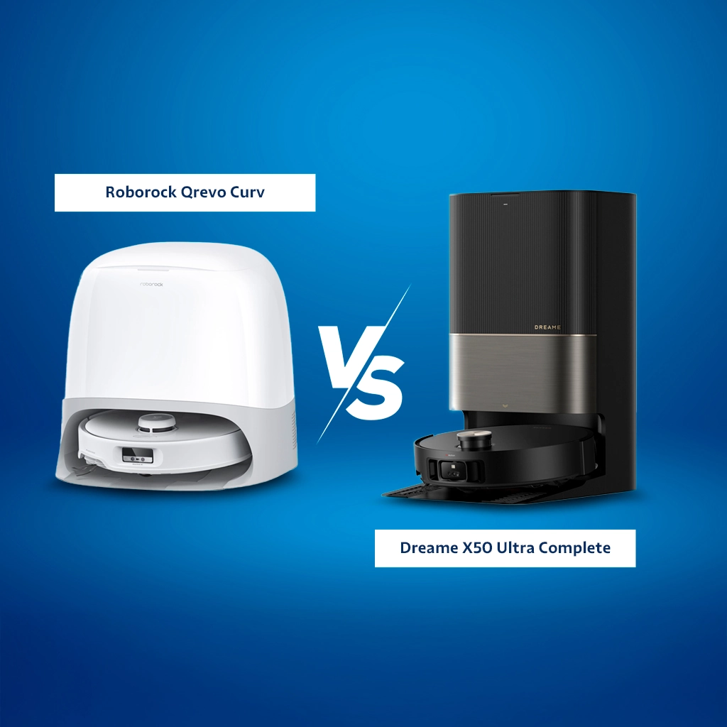 Vergelijking robotstofzuigers Roborock en Dreame.
