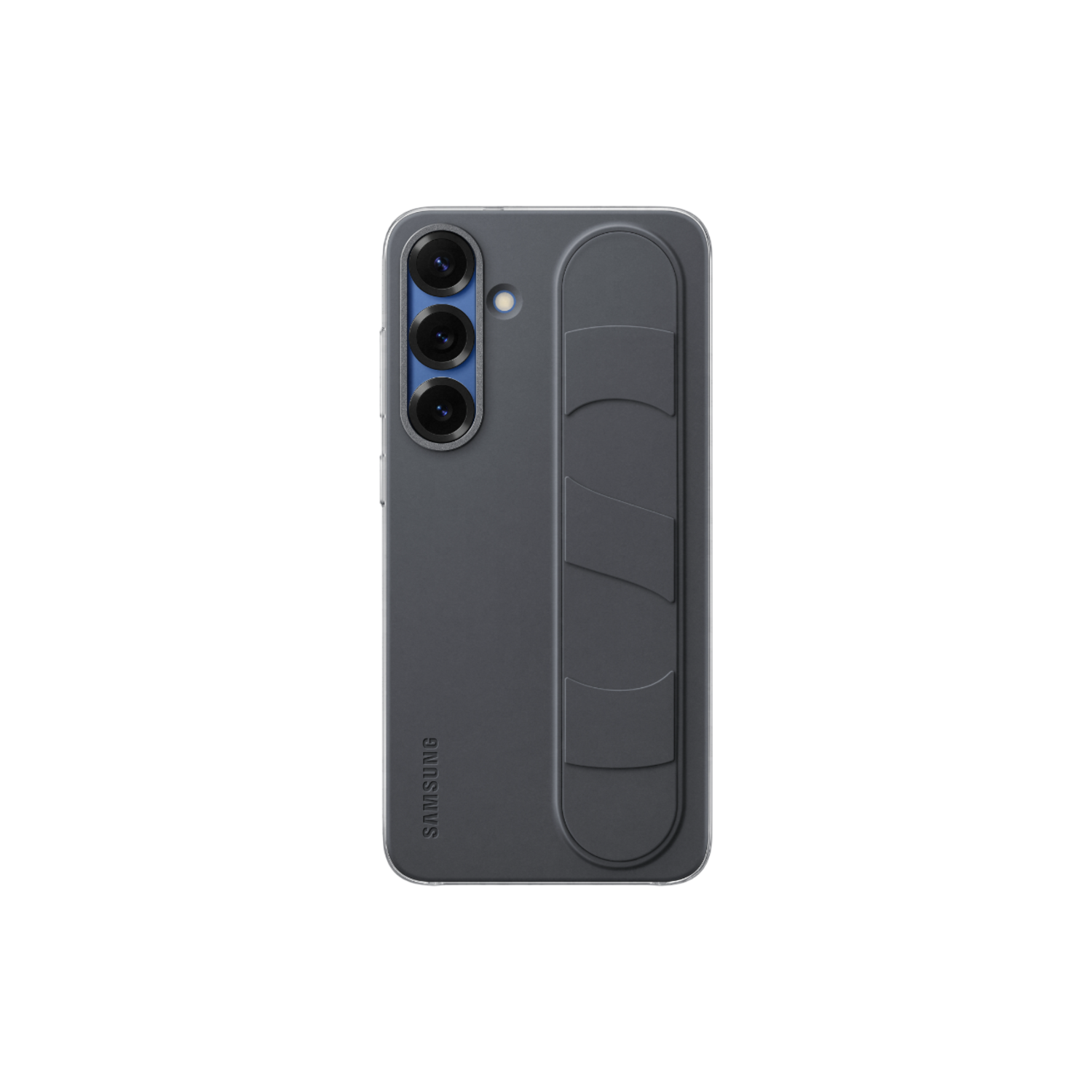 Samsung S25 Plus Standing Grip Back Cover Zwart