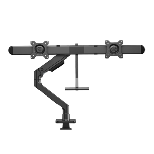 ACT AC8344 Monitorarm 32 inch met gasveer en crossbar voor 2 monitoren