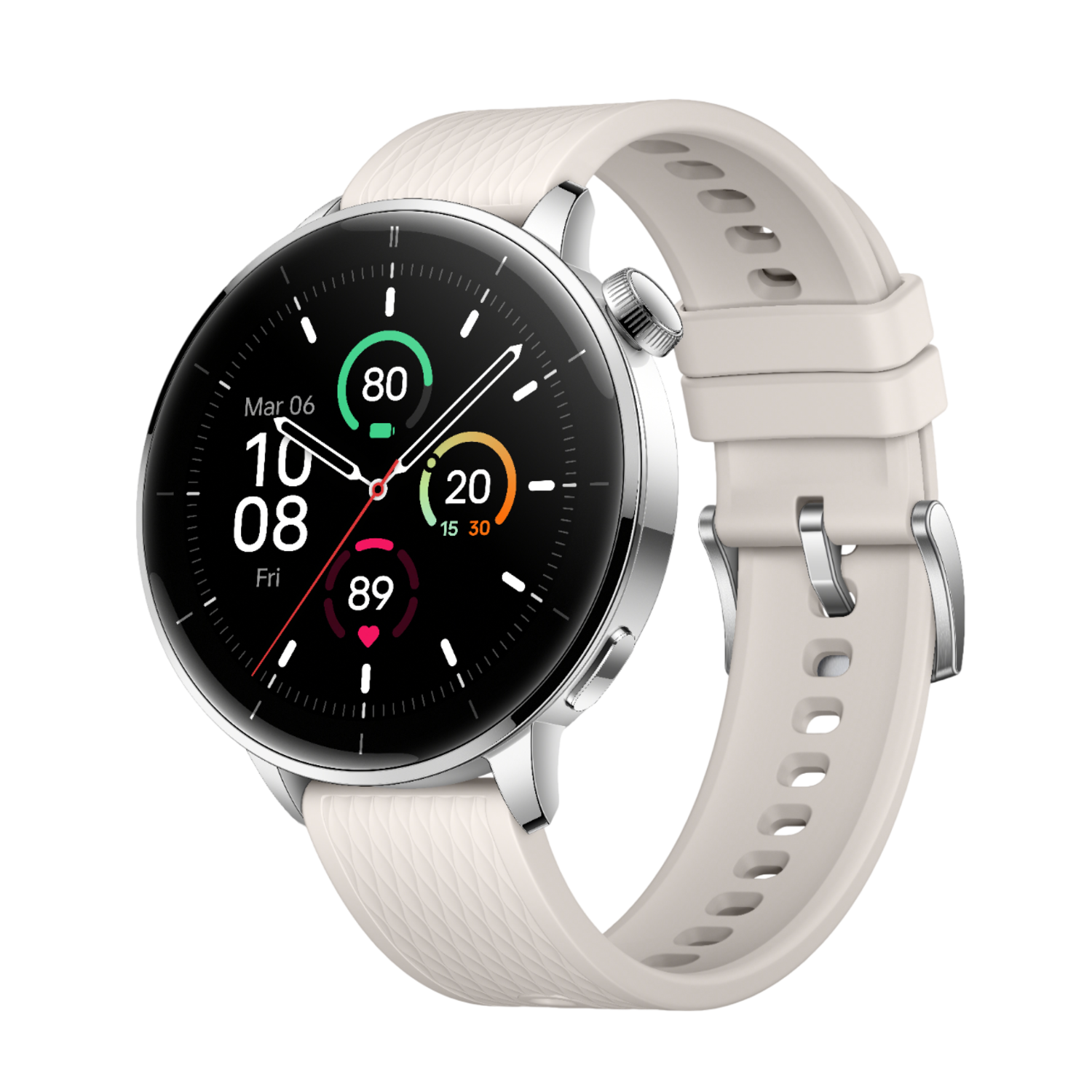 OnePlus Watch 3 Zilver 43 mm