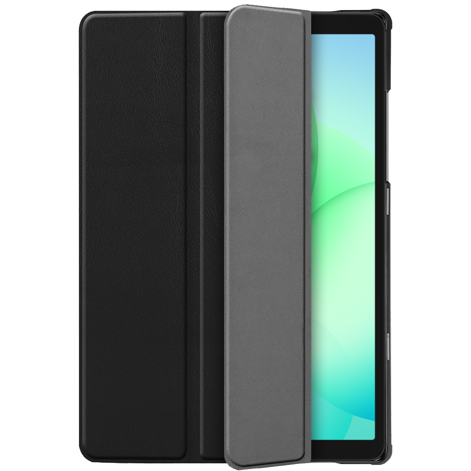 Samsung Galaxy Tab A11/A9 Tri-Fold Book Case Zwart