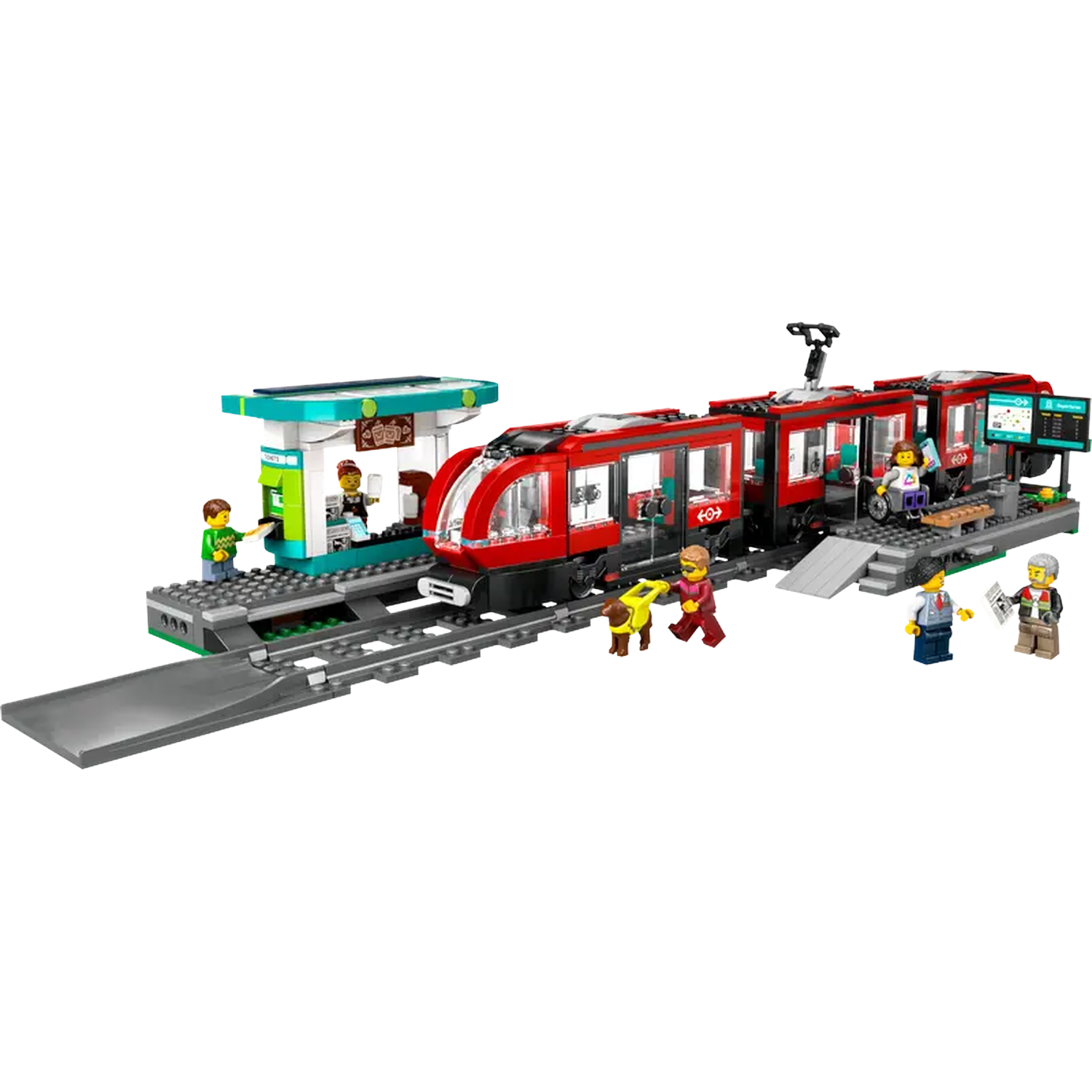 LEGO City Stadstram en Station 60423