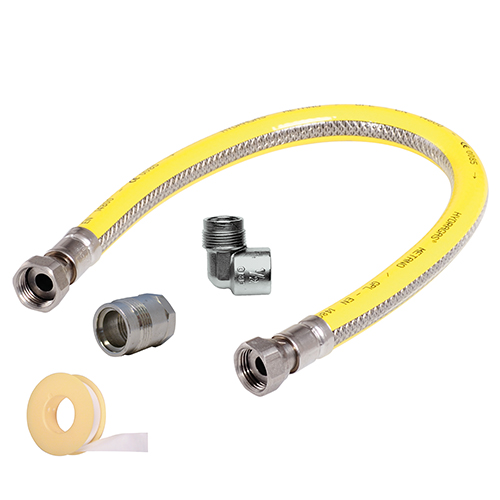 Scanpart Gasslang RVS Flex 125 cm