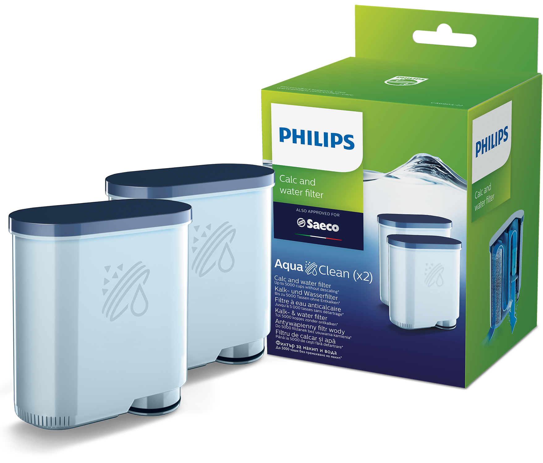 Philips / Saeco AquaClean CA6903/22 Waterfilter 2 stuks