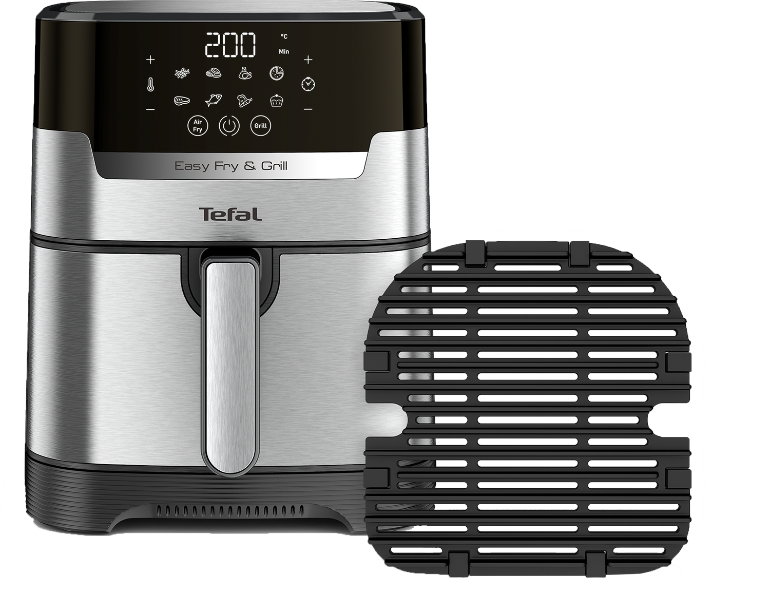 Tefal Easy Fry & Grill XL Precision EY505D Rvs