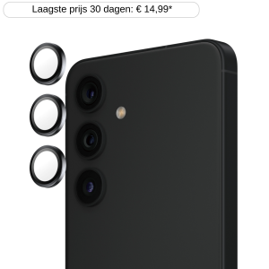 PANZERGLASS Hoops Black Lens protector voor SAMSUNG Samsung Galaxy S 2025 Ultra Transparant