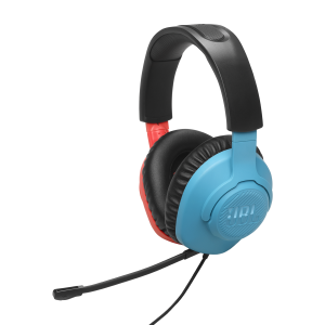 JBL Quantum 100n Gamingheadset Rood/blauw