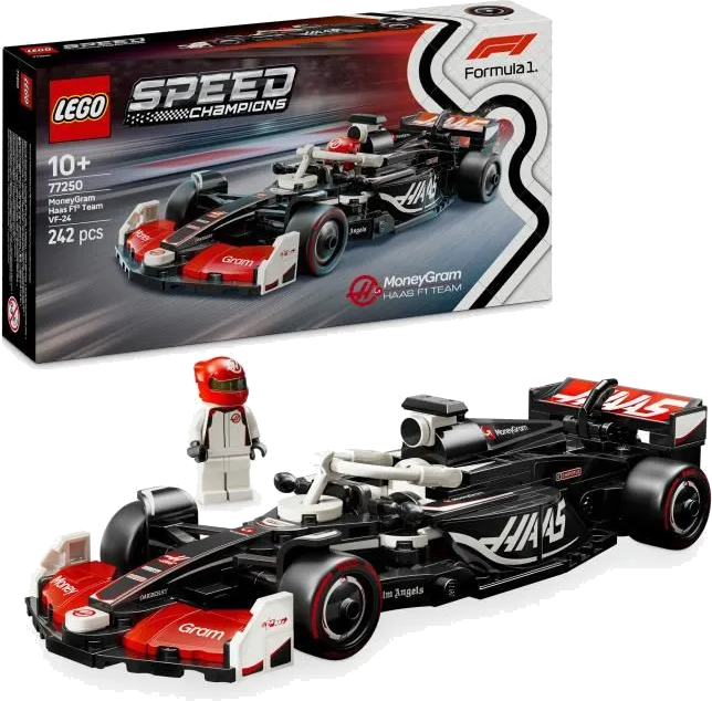 Lego Speed Champions 77250 Moneygram Haas F1 Team Vf-24 Racewagen Bouwstenen